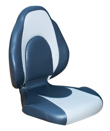 Сиденье Racing складная спинка, серое с темно-серым (10253855)